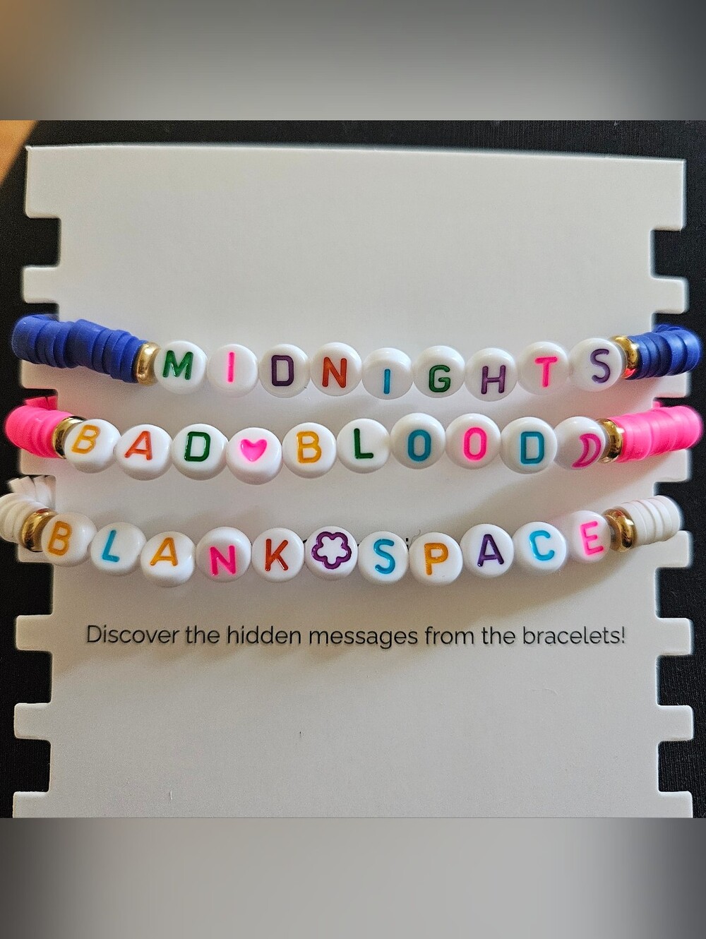 Taylor Swift Eras Tour Themed Beaded Friendship Bracelets Set of 3